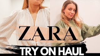 HUGE ZARA HAUL AND TRY ON - BOTH SALE AND NEW IN - zara try-on haul 2020