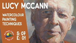 Watercolor painting techniques and tutorial with Lucy McCann I Colour In Your Life