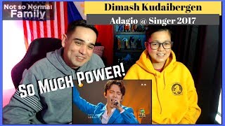 DIMASH KUDAIBERGEN Adagio on Singer 2017 Filipino American Reaction