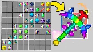 MİNECRAFT'TA OLMASI GEREKEN YASAKLI EN GÜÇLÜ RENKLİ KAZMA - Minecraft