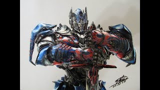 Transformers: Optimus prime drawing / Рисунок Оптимус Прайм