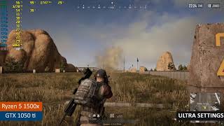 gtx 1050 ti Pubg antreman mod ultra ayar fps-gtx 1050 ti Pubg ultra settings(ryzen 5 1500x)