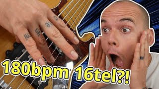 Drei Finger Technik auf dem E-Bass - SPEED HACK!