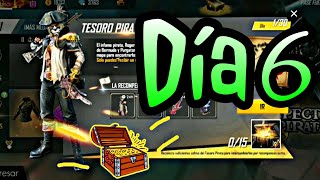 DONDE ESTÁ EL TESORO PIRATA FREE FIRE // DÍA 6 ?