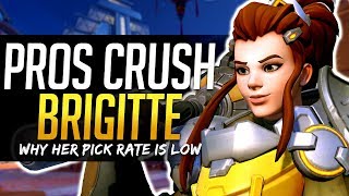 Overwatch BRIGITTE PROBLEMS - Why Pros just aren't using her