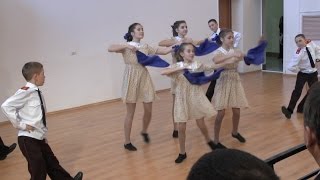 Танец «Синий платочек». Чествование 6 роты, 2016г. Часть 11. Красноярский кадетский корпус.