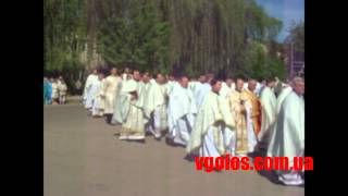Відкриття пам'ятника о. Омеляну Ковчу