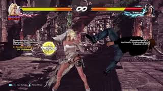TEKKEN 7 | Nina SS+1+2 Combo Pick-Up with d+3,4,3