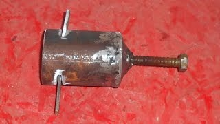 ✔Крутая идея для самоделки из ОБЫЧНОЙ ТРУБЫ, БОЛТА И СТАЛЬНЫХ ПЛАСТИН