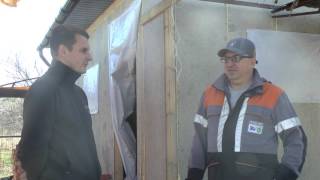 Отзыв клиента компании Олимп. Баня из сэндвич панелей.