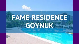 FAME RESIDENCE GOYNUK 4* Турция Кемер обзор – отель ФАМЕ РЕЗИДЕНС ГОЙНУК 4* Кемер видео обзор