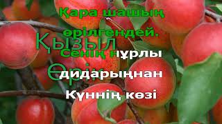 Ақылбек Жеменей - Қызыл өрік (қазақша кароке, минус)