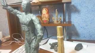 Уроки скульптуры 5 "Прорисовка основных мышц"