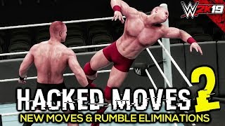 WWE 2K19 Hacked Moves Pack 2 | New Moves, Royal Rumble Eliminations and More