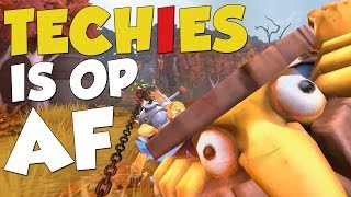 TECHIES IS OP AF! - DotA 2 Funny Moments