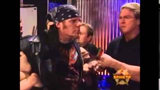 Terry Taylor Backstage With Raven and Larry Zbyszko