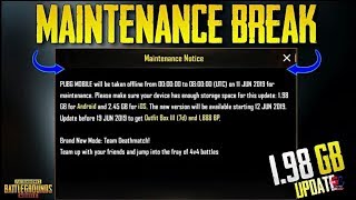 Maintenance Break PUBG Mobile 0 13 0 New Update is Here