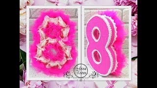 КОМПОЗИЦИЯ ИЗ КОНФЕТ НА 8 МАРТА?Подарок из конфет своими руками?Букеты из конфет Анна Кохан?