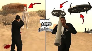 Secret UFO and Aliens Location in GTA San Andreas! (Myths Secrets and Facts)