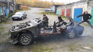 Езда на распиле. Оригинал видео с прошлой серии.