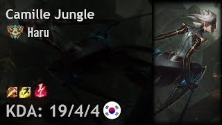 Camille Jungle vs Graves - Haru - KR Challenger Patch 7.24