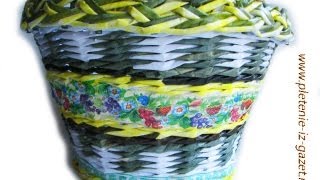 ▬► Плетение из гатет декоративного узора. Часть 1.1. / basketry