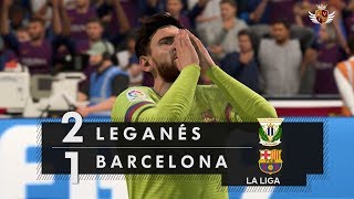 LEGANÉS 2 x 1 BARCELONA NO FIFA 19 - LA LIGA | NARRAÇÃO DE PAULO ANDRADE