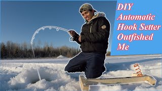 DIY Jawjacker just Out fished Me! Ice fishing Madness