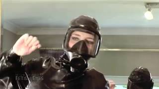 Mistress Amy Wears Her Rubber Mask