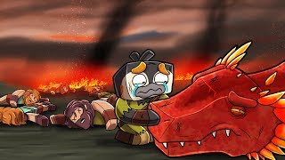 Minecraft Dragons - DEATH OF MY FIRE DRAGON!