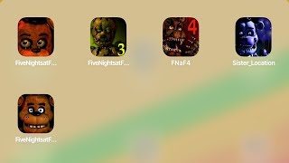 Five Nights at Freddy's, Пять ночей с Фредди, Все Игры, 01,02,03,04,Sister Location