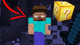 LUPTA CU HEROBRINE PE LUCKY BLOCK! - MINECRAFT