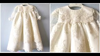 تعلم الخياطة - كيفية خياطة فستان طفلة  Learn sewing - how to sew a baby dress