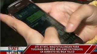 SONA: Reklamo ukol sa mga Telco, puwedeng ilapit sa DTI at NTC