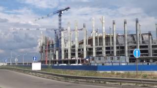 Nizhny Novgorod / Нижний Новгород. Строительство стадиона "Nizhny Novgorod Stadium"