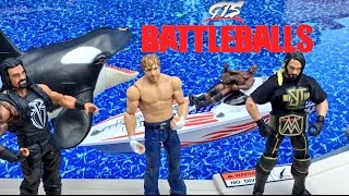 GTS WRESTLING: BATTLEBALLS! WWE Battleground Figure Animation Parody PPV