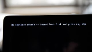 Ошибка загрузки,Пишет No bootable device insert boot disk and press any key