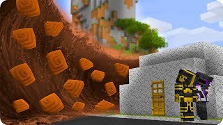 CASA DE PAPEL VS TSUNAMI DE CACA EN MINECRAFT ? | RETO DE LA CASA VS TSUNAMI EN MINECRAFT