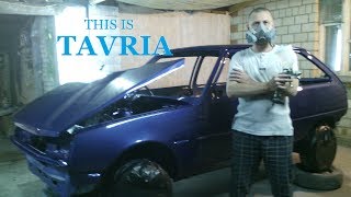 Ремонт кузова Сварка  ЗАЗ 1102 "TAVRIA" ч.1