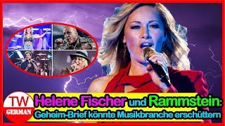 Helene Fischer und Rammstein: Geheim-Brief könnte Musikbranche erschüttern