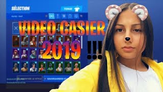 VOICI MON CASIER FORTNITE ET MES ITEMS RARES !!! - FORTNITE BATTLE ROYALE - Tiziana