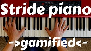 Stride Piano || Gamified Jazz/Blues Tutorial to Blast Your Hand Independence