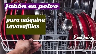Jabón ecológico en polvo para máquinas lavavajillas. EcoDaisy