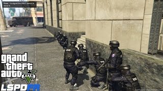 LSPDFR Police Mod Ep 58 | Pacific Bank Heist | Assorted  Callouts | NYPD ESU Swat Patrol