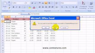 Excel Calculation Automatic or Manual