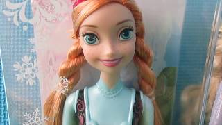Распаковка принцессы Анны Холодное сердце/Mattel Disney Frozen Sparkle Anna of Arendelle Doll Y9958