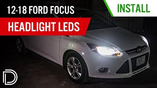 How to Install 2012-2018 Ford Focus Headlight LEDs | Diode Dynamics