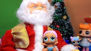Куклы ЛОЛ Сюрприз Мультики ИГРУШКИ от ДЕДА МОРОЗ В САДИКЕ | Сюрпризы lol dolls