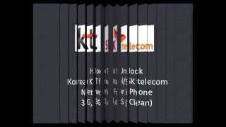 Unlock KT freetel iPhone 4S - Unlock SK telecom Clean - iPhone 4 Korea Clean