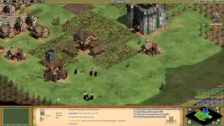Aoe2 HD: Res and Aluroon go 2v6 on Arena (Indians)